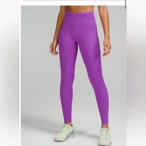 NWT purple lululemon swift speed hr tight 28” size 6